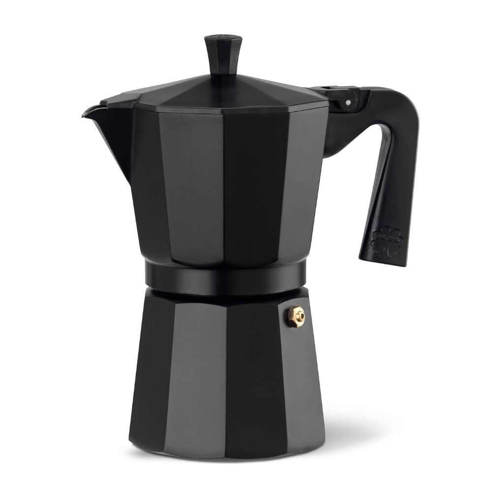 CAFETERA VITTO ALUMINIO NEGRA 12 TAZAS ILSA