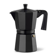 CAFETERA VITTO ALUMINIO NEGRA 12 TAZAS ILSA