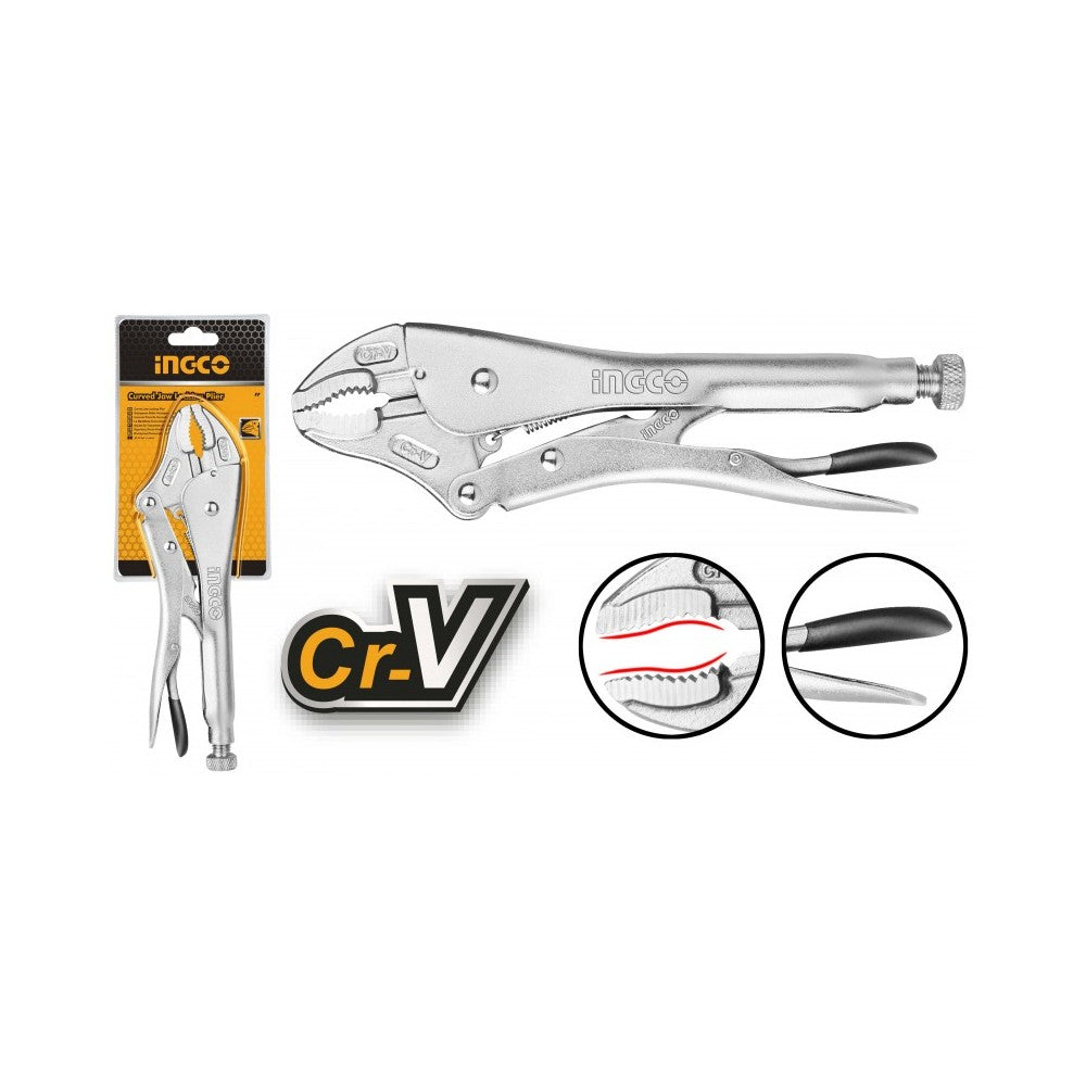 CAIMAN CURVO 10" INGCO WR C/MANGO #HCJLW0110
