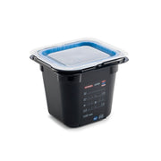 CUBETA MESA FRIA 2.15 LT NEGRA C/TAPA ARAVEN