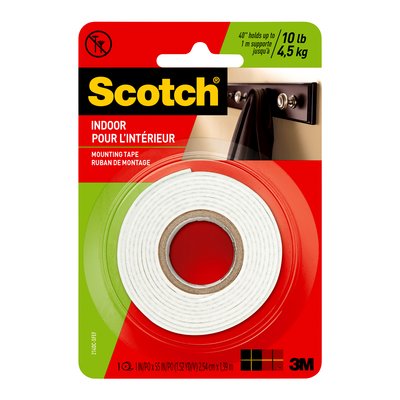 CINTA DOBLE CONTACTO 3M #214H 25 MM X 1.39 MT