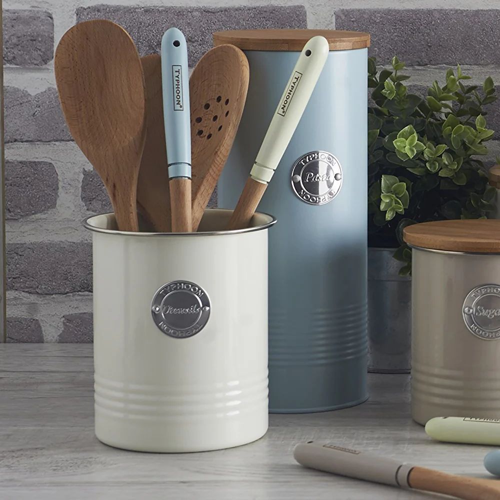 CONTENEDOR UTENSILIOS COLOR CREMA TYPHOON