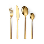 SET CUBIERTOS 24 PZS URBAN DORADO FTA