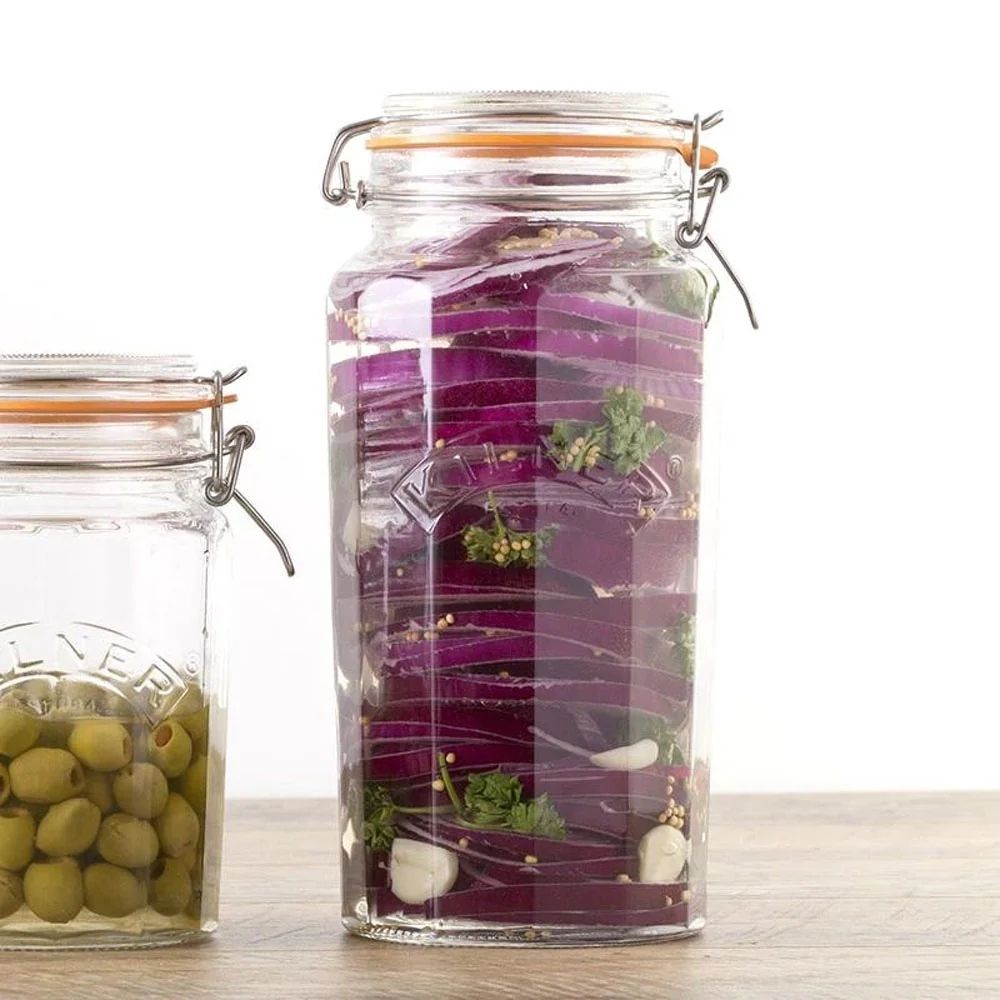 FRASCO FACETEADO CIERRE CLIP 1.8 LT KILNER