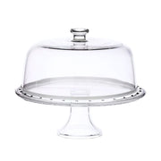 PLATO TORTA 31 CM CON PIE Y CUPULA PALLADIO BORGONOVO