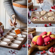 MOLDE MADELEINE 12 CAV ROSE GOLD DECORA