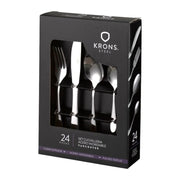 SET CUBIERTOS ACERO INOX CARNES 24 PZAS VANCOUVER KRONS