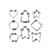 JUEGO CORTADORES GALLETA 8 PZAS METALTEX