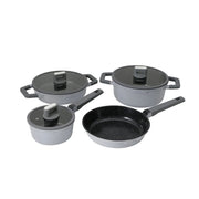 BATERIA COCINA 5 PIEZAS CHELSEA ALUMUNIO FORJADO GRIS KW