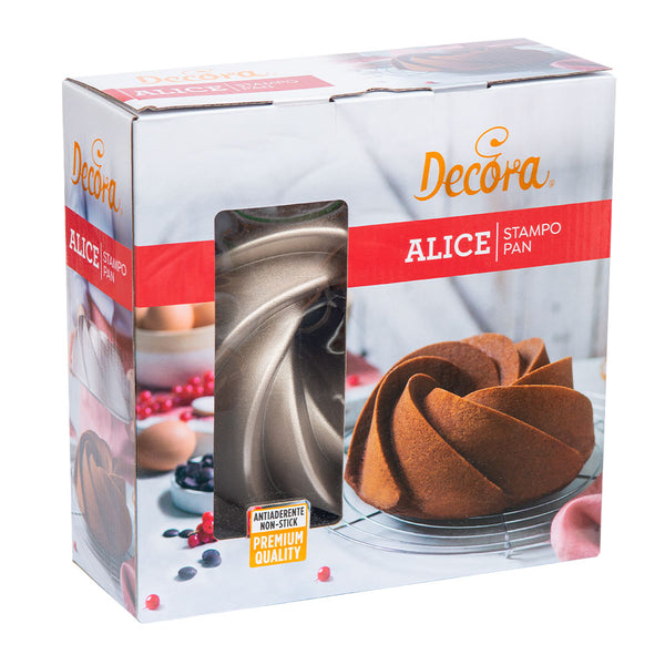 MOLDE ANTIADHERENTE 24 X 9 H CM ALICE DECORA
