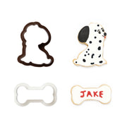 SET 2 CORTA GALLETA PERRO Y HUESO DECORA