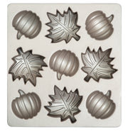 MOLDE ANTIAD HOJAS OTOÑO 9 CAV 25X23X4 H CM DECORA