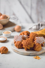 MOLDE ANTIAD HOJAS OTOÑO 9 CAV 25X23X4 H CM DECORA