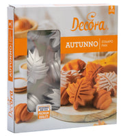 MOLDE ANTIAD HOJAS OTOÑO 9 CAV 25X23X4 H CM DECORA