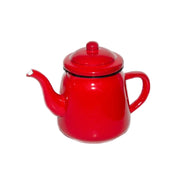 TETERA TE ENLOZADA 0.85 LT ROJA RECTA CONDOR