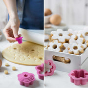 SET 6 CORTA GALLETA FLOR DECORA