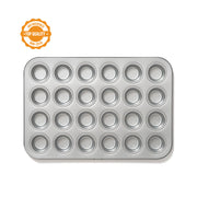 MOLDE 24 MINI MUFFINS ACERO ANTIADHERENTE DECORA