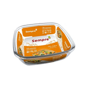 FUENTE CUADRADA VIDRIO TEMPLADO 0.73 LT SEMPRE NADIR