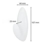 GANCHO TOALLERO BLANCO GRANDE COMMAND 3M