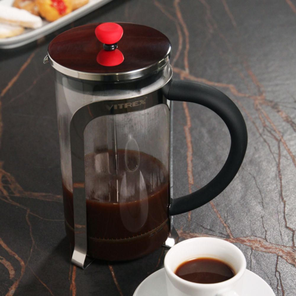 CAFETERA FRANCESA EMBOLO 1 LT CHENNAI VITREX