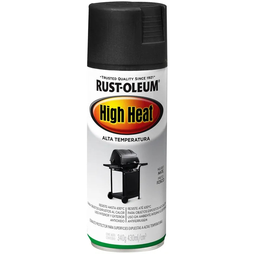 SPRAY ALTA TEMPERATURA NEGRO MATE 340 GR RO