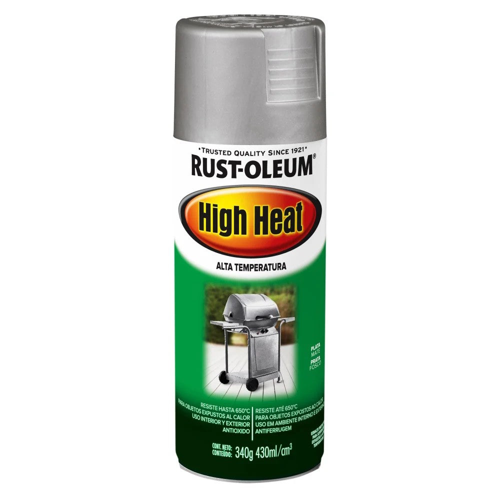SPRAY ALTA TEMPERATURA PLATA MATE 340 GR RO