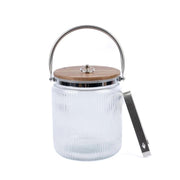 HIELERA VIDIRIO CHARLOTTE TAPA MADERA 3.8 LT SIMPLIT