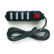 ALARGADOR 3 MT NEGRO 4 POSIC. 10A MACROTEL