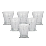 SET 6 VASOS BAJOS 25.5 CL LIBELULA LUGANO