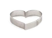 MOLDE CORAZON MICROPERFORADO INOX 10X9X2 H CM DECORA