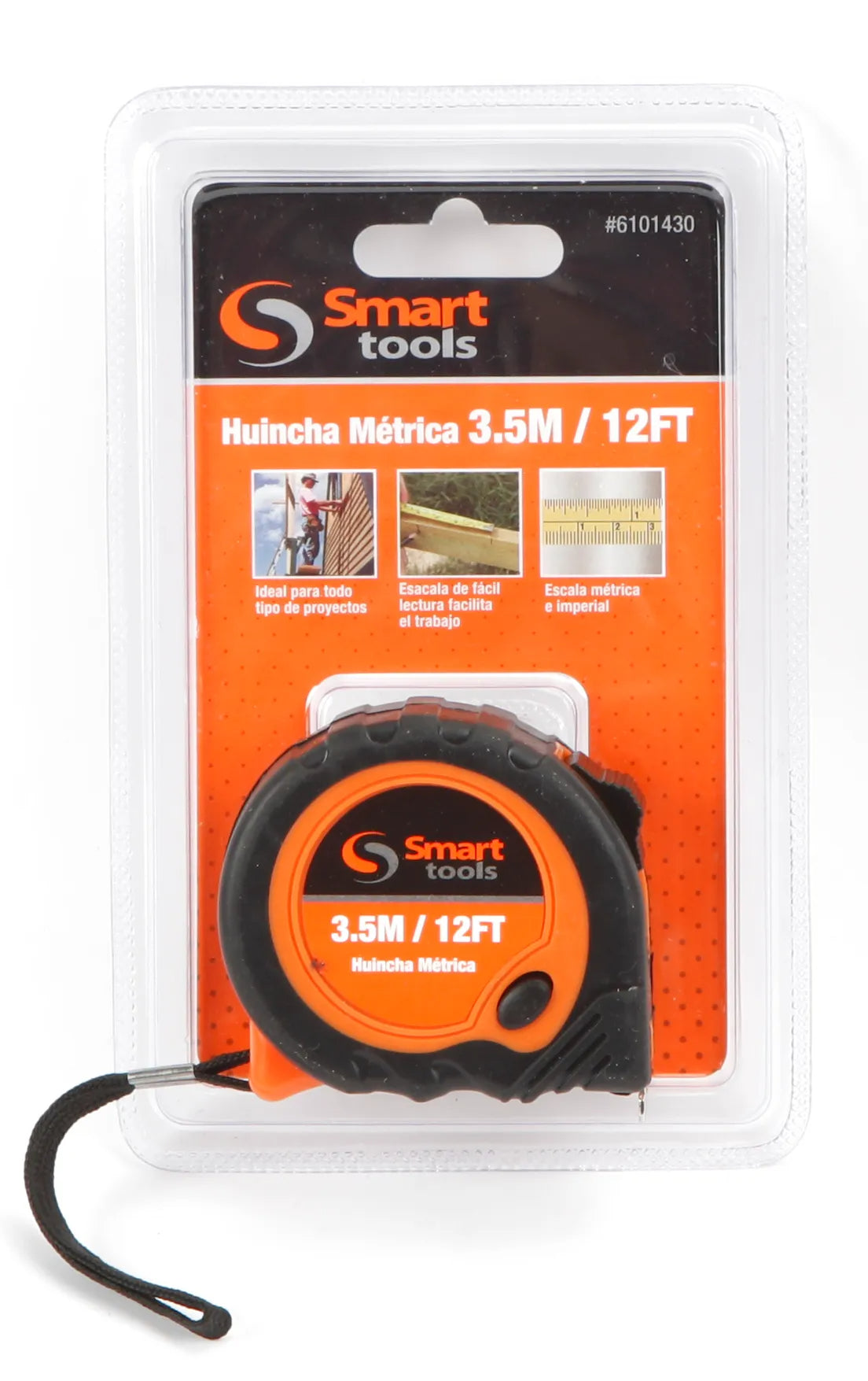 HUINCHA MEDIR SMART TOOLS 3.5 MTS #6101430