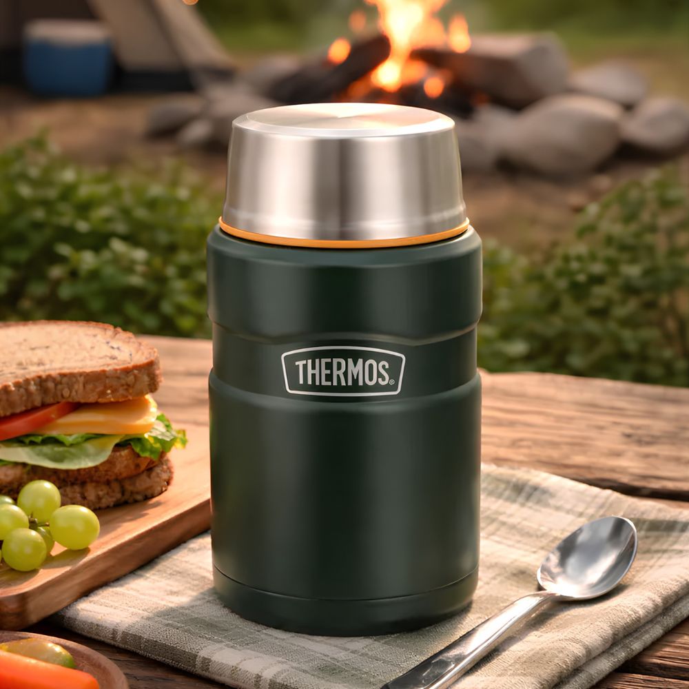 TERMO COMIDA 710 ML INOX KING MATT GREEN THERMOS