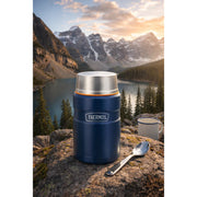 TERMO COMIDA 710 ML INOX KING MATT NAVY THERMOS