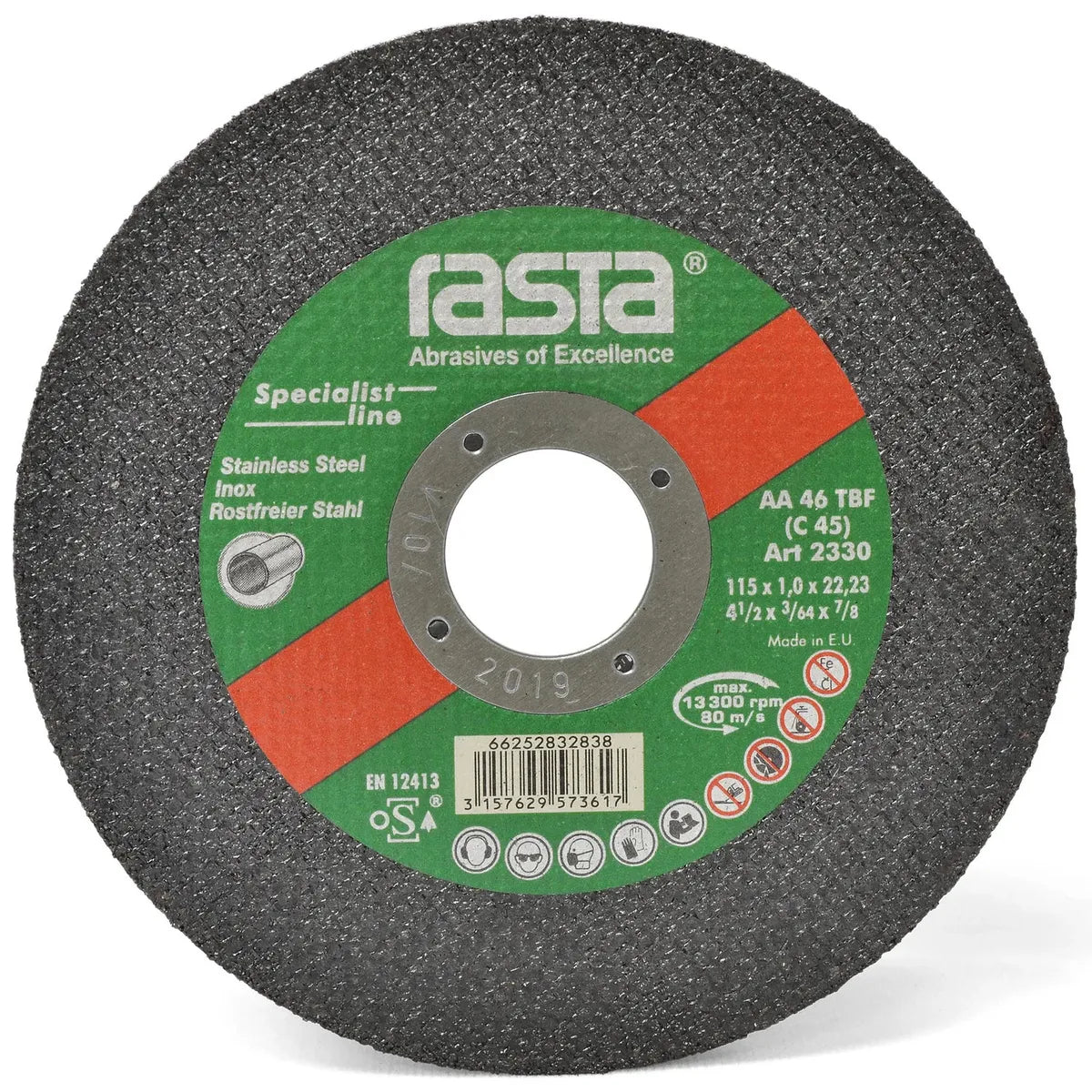 DISCO CORTE RASTA INOX 4.1/2" # 2330 OFERTA