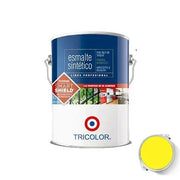 ESMALTE SINTETICO PROFESIONAL AMARILLO LIMON LITRO TRICOLOR