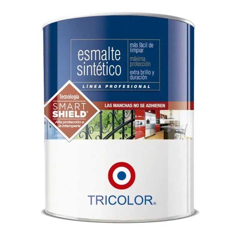 ESMALTE SINTETICO PROFESIONAL CAFE LITRO TRICOLOR