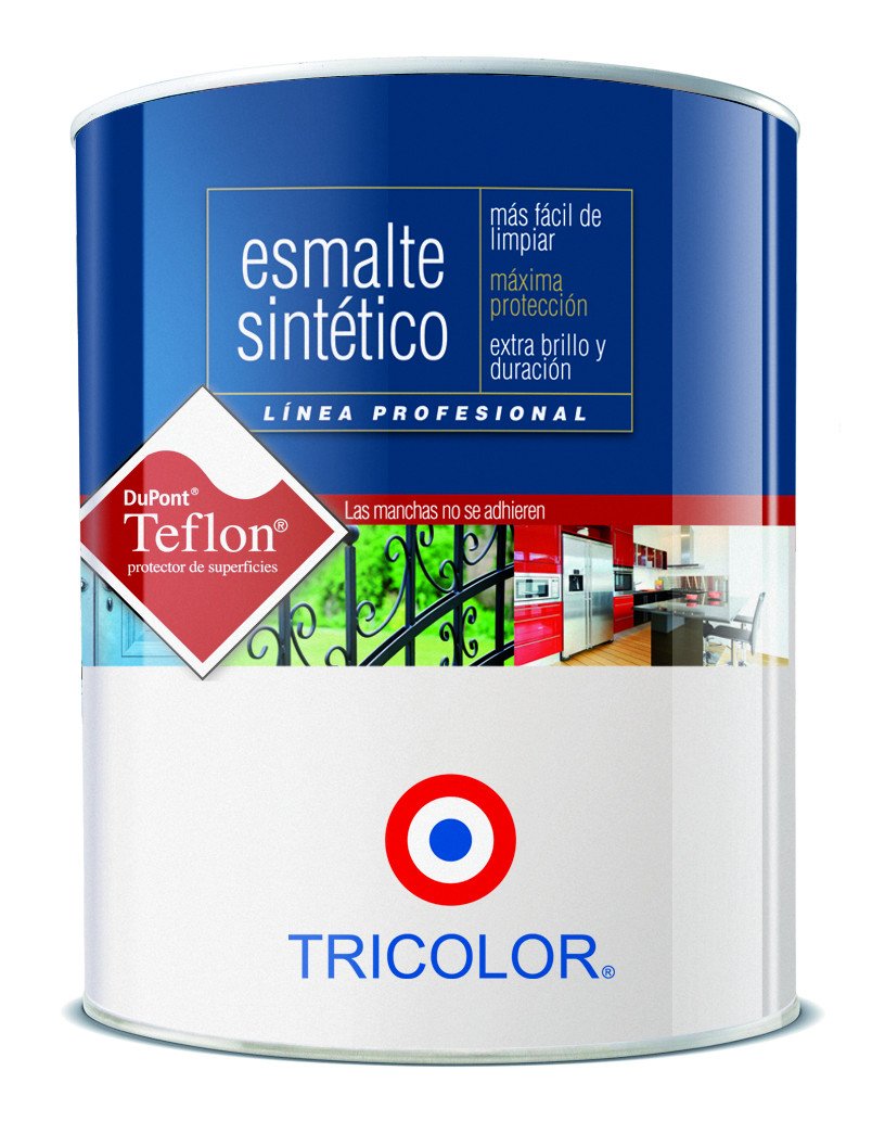 ESMALTE SINTETICO PROFESIONAL GRIS PERLA LITRO TRICOLOR