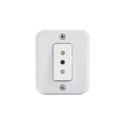 TOMA CORRIENTE SIMPLE 2P+T 10A BLANCO CASTILLO