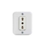 TOMA CORRIENTE SIMPLE 2P+T 10/16A BLANCO CASTILLO