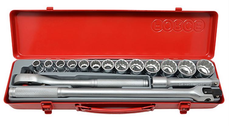 JUEGO DADO [] 1/2" 10-27 MM ,16PZAS #4161