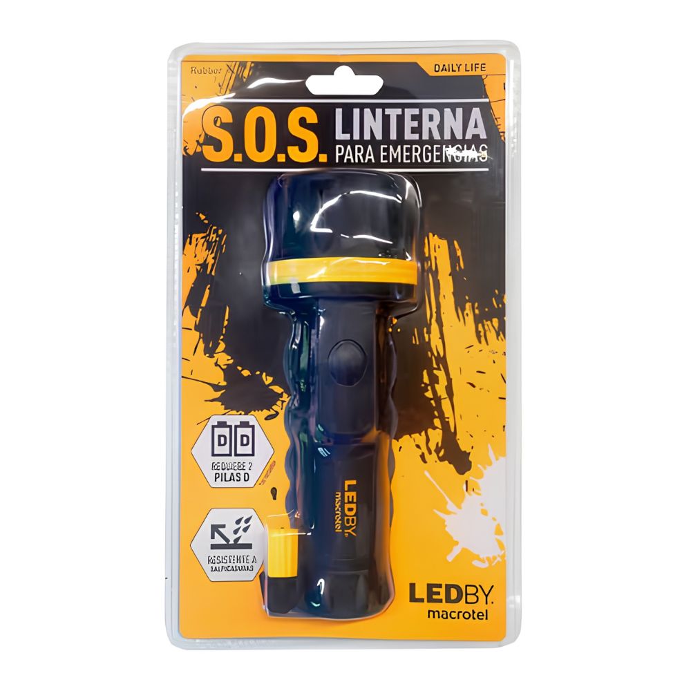 LINTERNA LED SOS 60 LM MACROTEL
