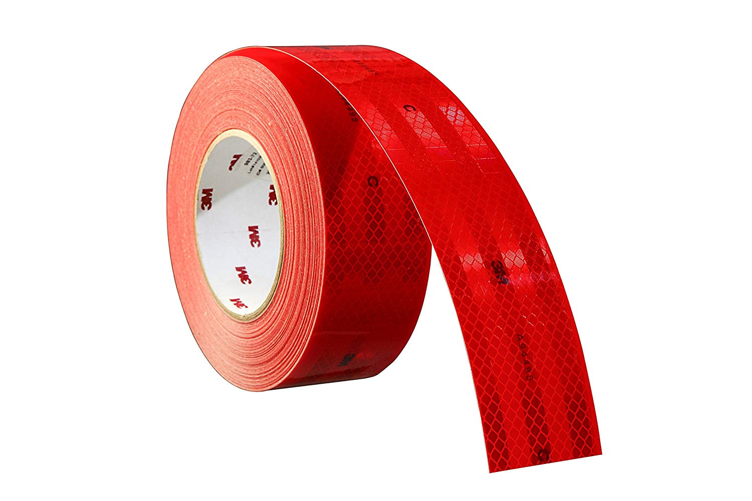 CINTA REFLECTANTE 3M ROJO 2" # 983-72