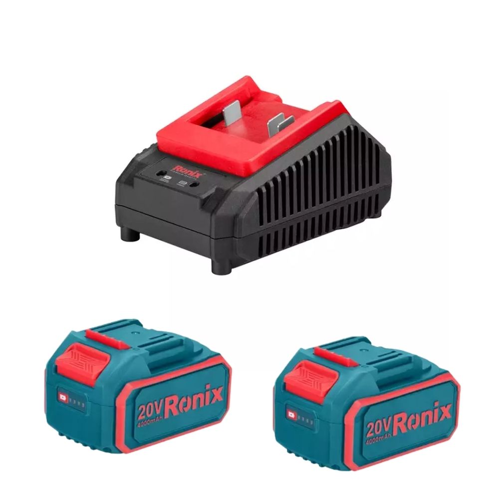 ROTOMARTILLO SDS PLUS 20V RONIX 8678 24 MM 2 BAT 4 AH