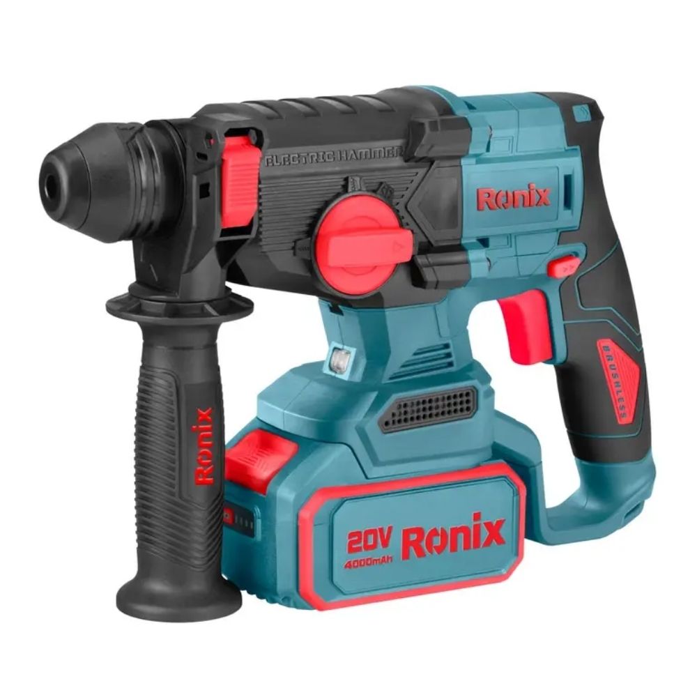 ROTOMARTILLO SDS PLUS 20V RONIX 8678 24 MM 2 BAT 4 AH