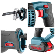 SIERRA SABLE 20V RONIX 8621  1 BAT 1Ah + CARGADOR