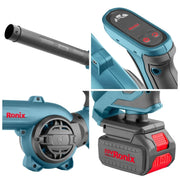 SOPLADOR AIRE 20V RONIX 8627 1 BAT 4AH + CARGADOR