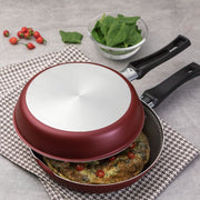 SARTEN TORTILLA DOBLE 20 CM ROJO STARFLON MAX TRAMONTINA