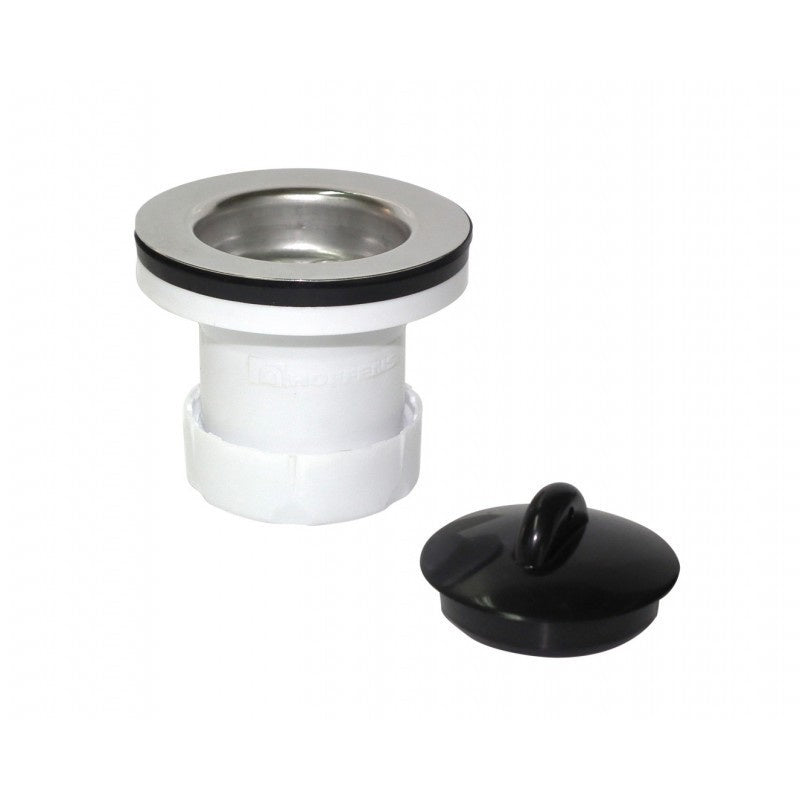 DESAGUES PLASTICOS C/REJILLA AC.INOX. 1.1/2