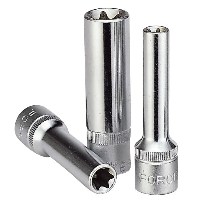 DADO TORX FORCE HEMBRA LARGO [] 3/8" E6