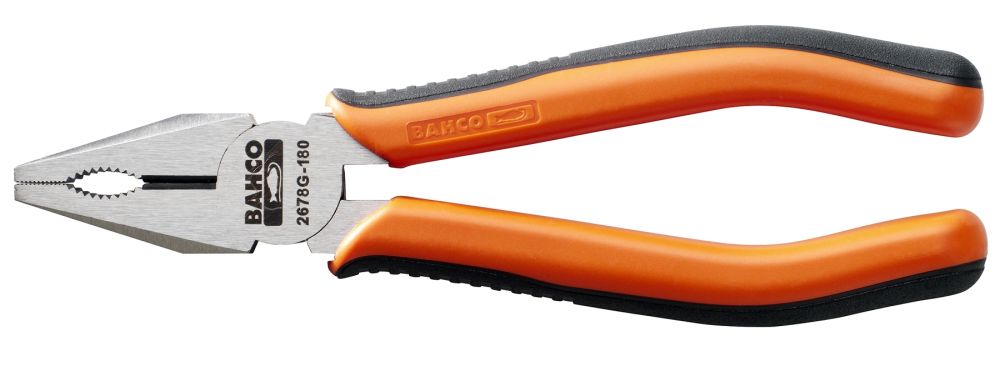 ALICATE UNIVERSAL BAHCO 7" 2678G-180